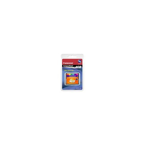 Transcend Information Transcend - flash-minneskort - 4 GB - CompactFlash