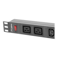 Produktbild för Lanberg PDU-02I1908I-0200-C20-BK - kraftdistributionsenhet - 4000 watt