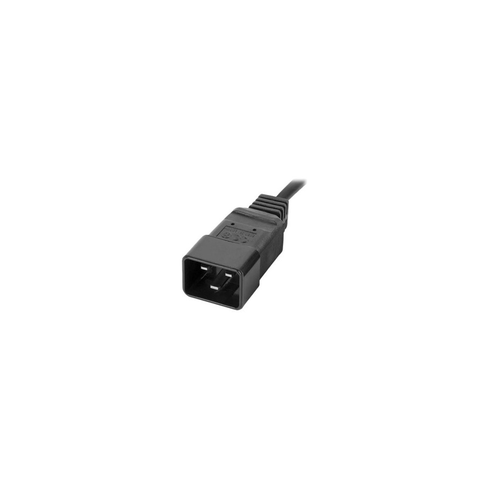 Produktbild för Lanberg PDU-02I1908I-0200-C20-BK - kraftdistributionsenhet - 4000 watt