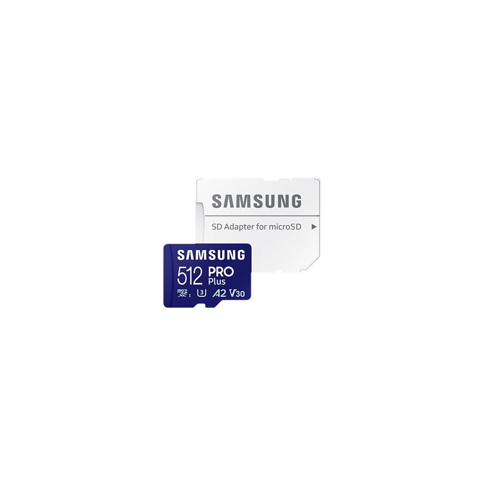 Produktbild för Samsung PRO Plus MB-MD512SA - flash-minneskort - 512 GB - mikroSDXC UHS-I