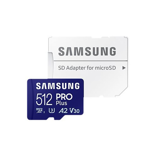 SAMSUNG Samsung PRO Plus MB-MD512SA - flash-minneskort - 512 GB - mikroSDXC UHS-I