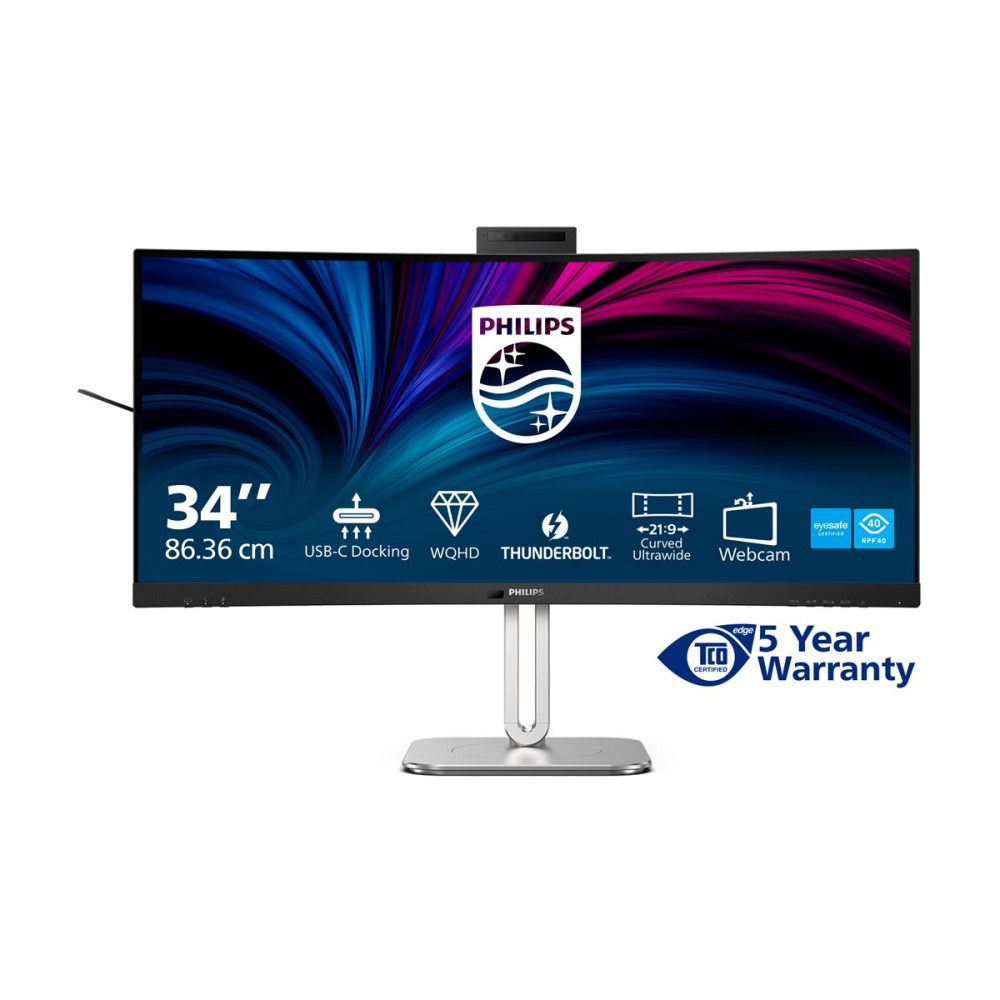 Produktbild för Philips 34B2U6603CH - 6000 Series - LED-skärm - böjd - 34" - HDR