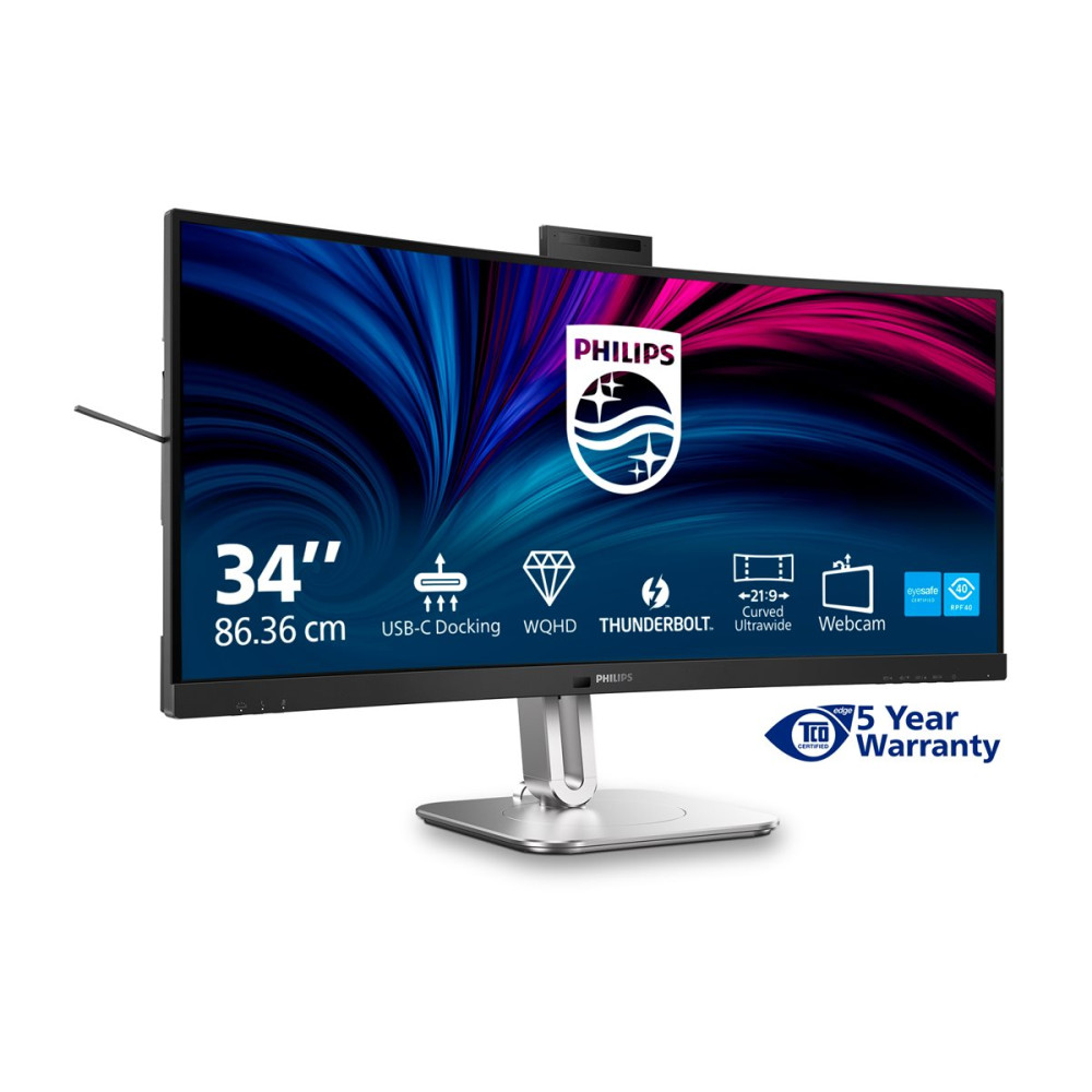 Produktbild för Philips 34B2U6603CH - 6000 Series - LED-skärm - böjd - 34" - HDR