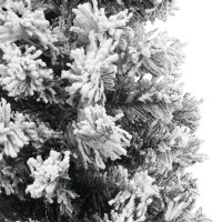 Produktbild för Konstgjord julgran Grön 210 cm PVC och stål och plast
