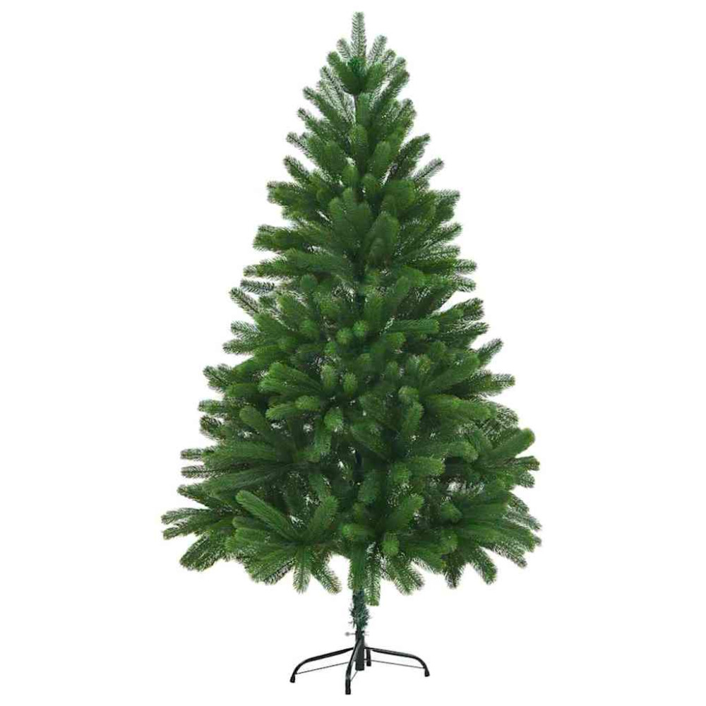 Produktbild för Julgran med 300 LED-lampor med stativ Grön 180 cm PE