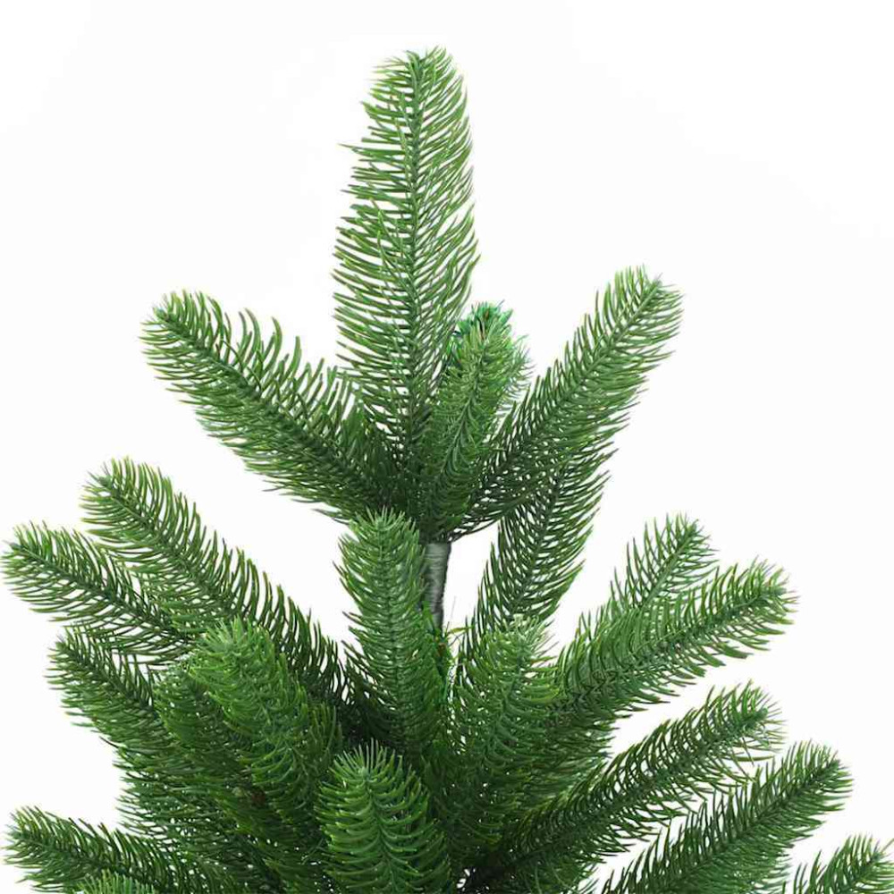 Produktbild för Julgran med 300 LED-lampor med stativ Grön 180 cm PE