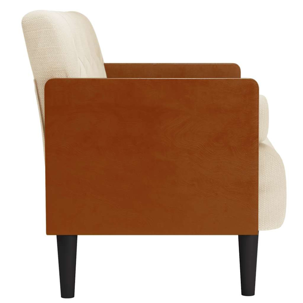 Produktbild för Loveseat soffa med dynor 110 cm linne