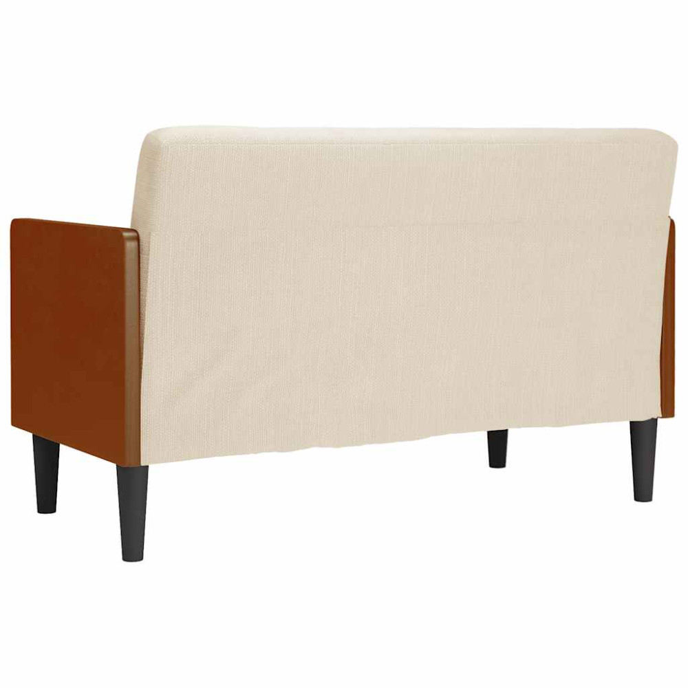 Produktbild för Loveseat soffa med dynor 110 cm linne