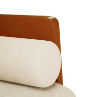 Produktbild för Loveseat soffa med dynor 110 cm linne