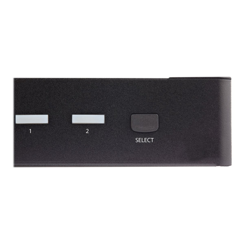 Produktbild för StarTech.com 2-ports HDMI KVM-switch - En skärm 4K 60 Hz Ultra HD HDR - Desktop HDMI 2.0 KVM-switch med 2 portar USB 3.0-hubb (5 Gbit/s) och 4x USB 2.0 HID, ljud - Snabbtangenter för omkoppling - TAA - omkopplare för tangentbord/video/mus/ljud - 2 portar 