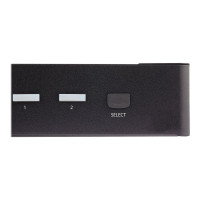 Produktbild för StarTech.com 2-ports HDMI KVM-switch - En skärm 4K 60 Hz Ultra HD HDR - Desktop HDMI 2.0 KVM-switch med 2 portar USB 3.0-hubb (5 Gbit/s) och 4x USB 2.0 HID, ljud - Snabbtangenter för omkoppling - TAA - omkopplare för tangentbord/video/mus/ljud - 2 portar 