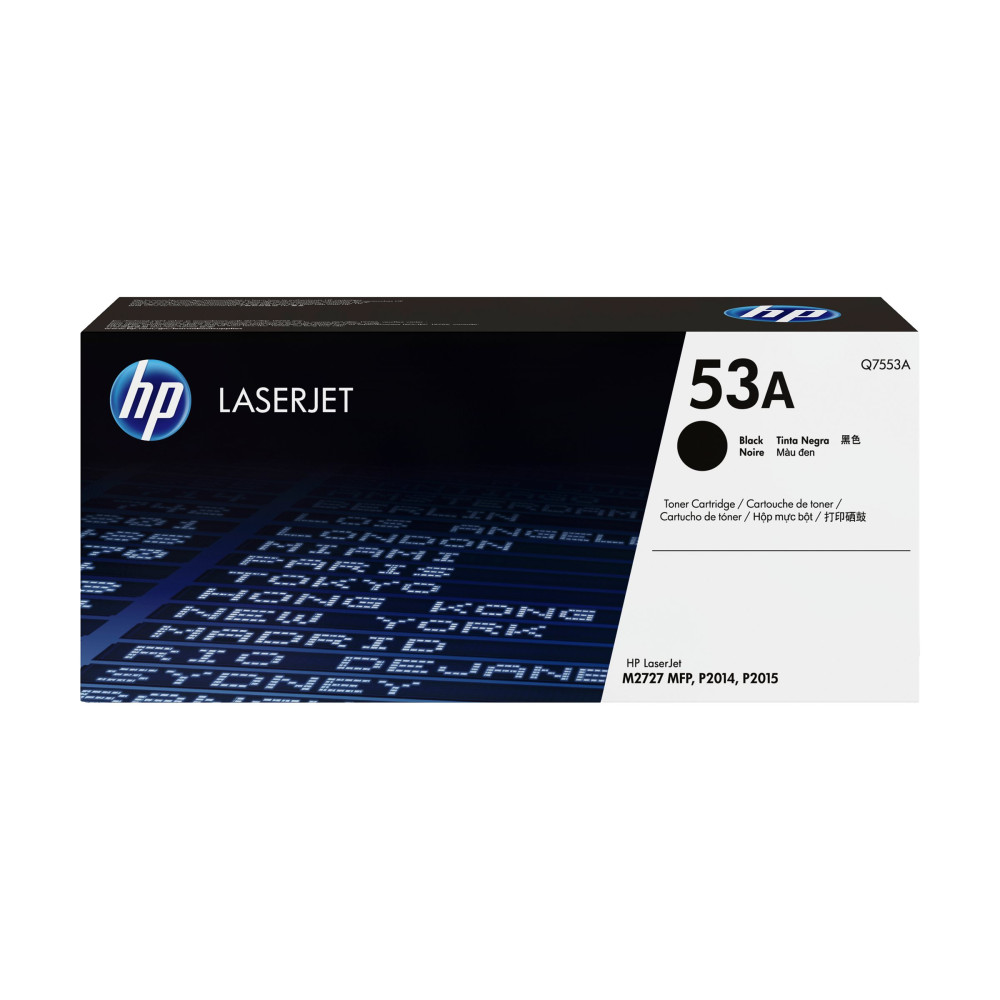 Produktbild för HP 53A - svart - original - LaserJet - tonerkassett (Q7553A)