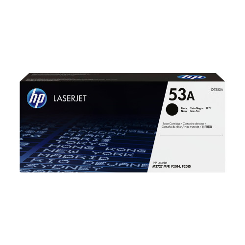 Hewlett-Packard HP 53A - svart - original - LaserJet - tonerkassett (Q7553A)