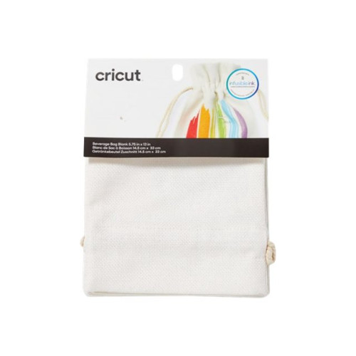 Cricut Cricut - unfinished wine bottle bag - 15 x 33 cm - blank - polyesterlinne