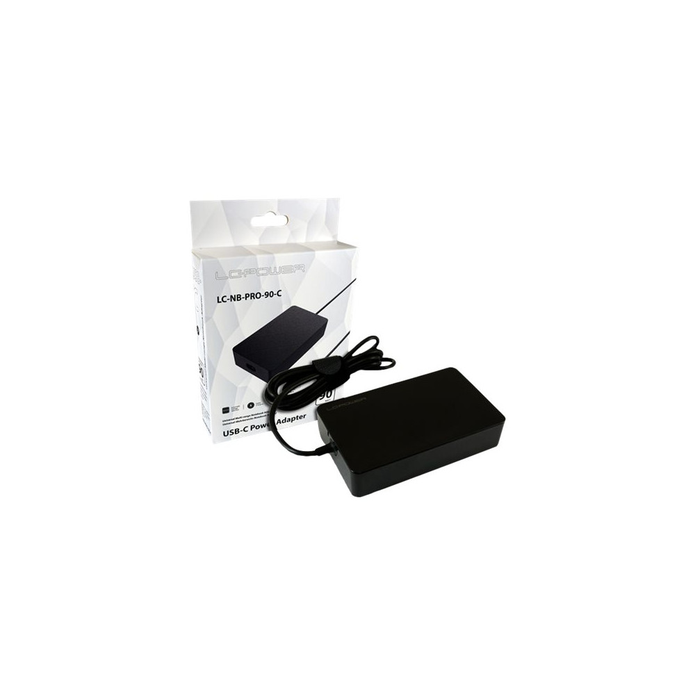 Produktbild för LC Power LC-NB-PRO-90-C strömadapter - USB-C - 90 watt