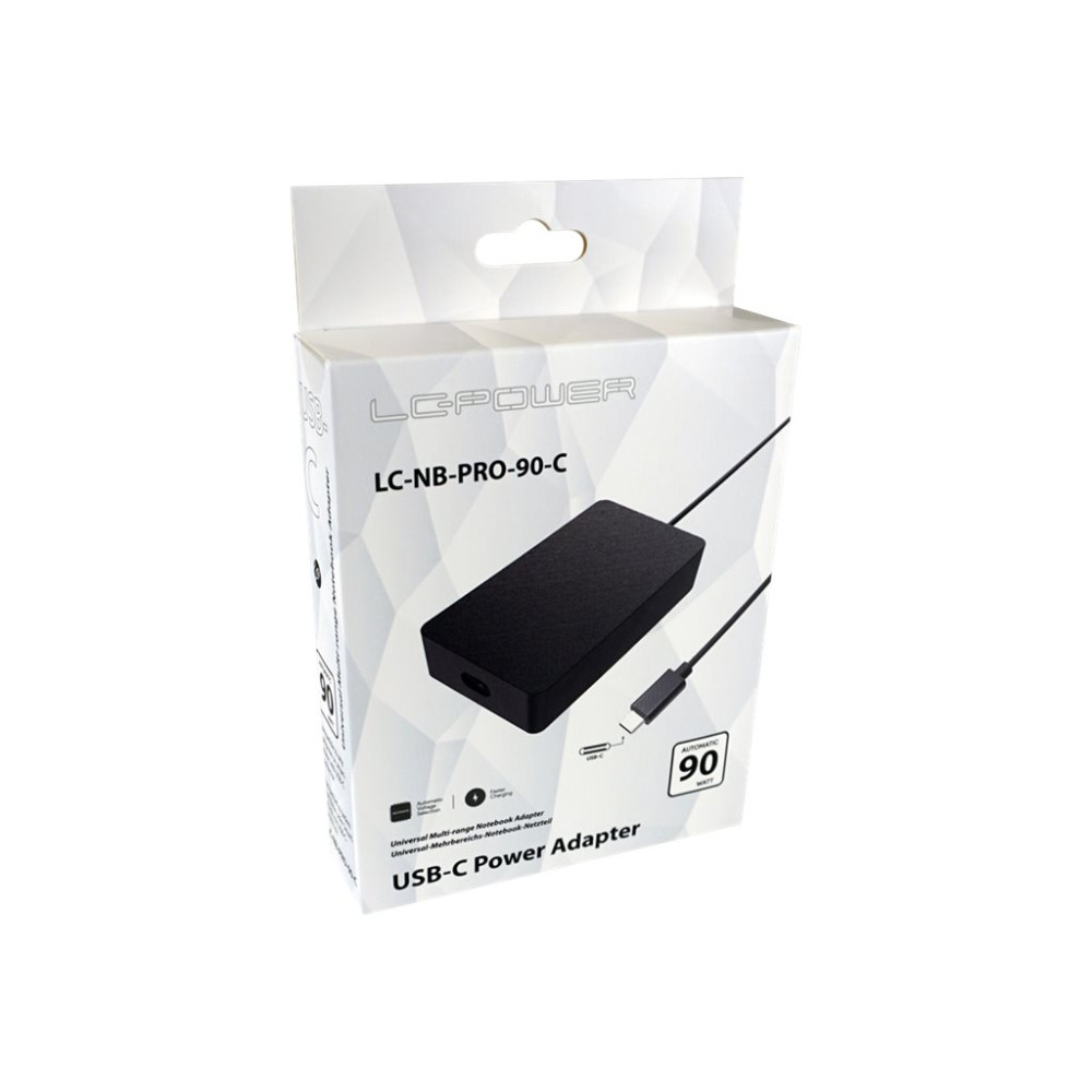 Produktbild för LC Power LC-NB-PRO-90-C strömadapter - USB-C - 90 watt