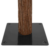 Produktbild för Smal julgran med 300 LED-lampor Grön 210 cm PVC och solid furu