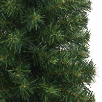 Produktbild för Konstgjord julgran Grön 240 cm PVC och stål och plast