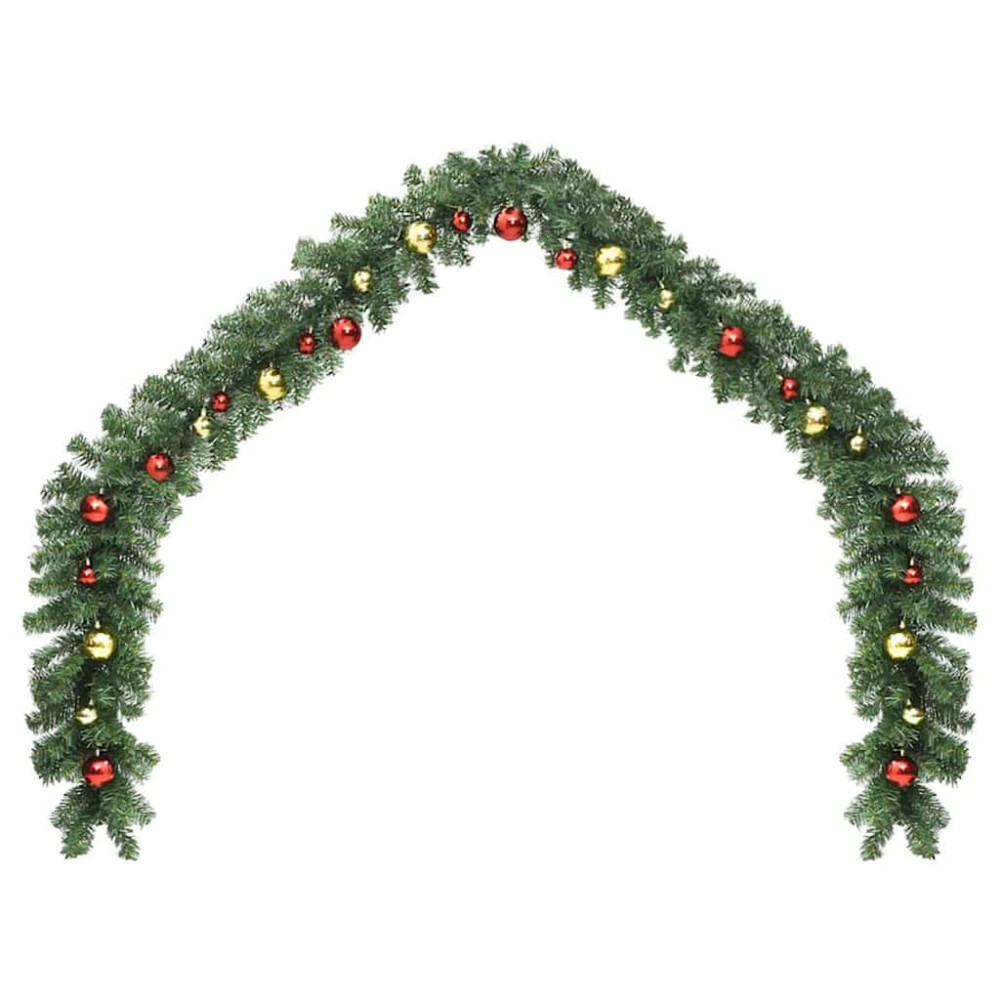 Produktbild för Julgirlander med 600 LED-lampor 2 pcs Grön PVC