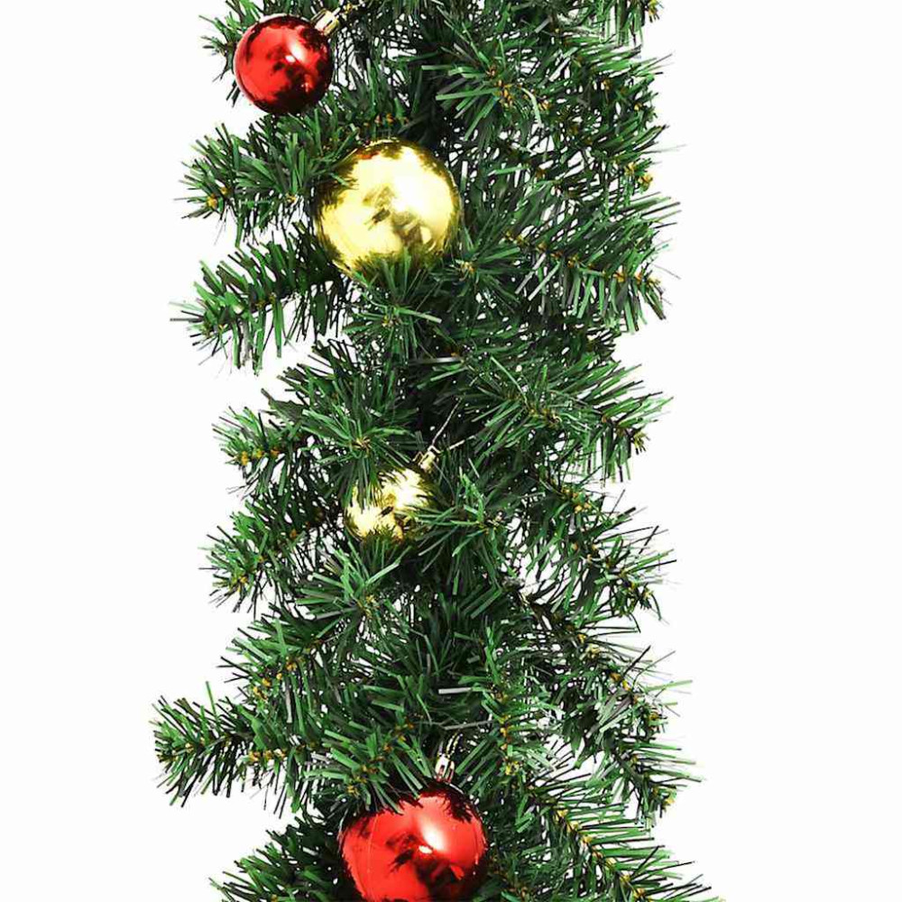 Produktbild för Julgirlander med 600 LED-lampor 2 pcs Grön PVC