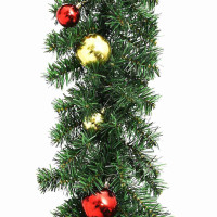 Produktbild för Julgirlander med 600 LED-lampor 2 pcs Grön PVC