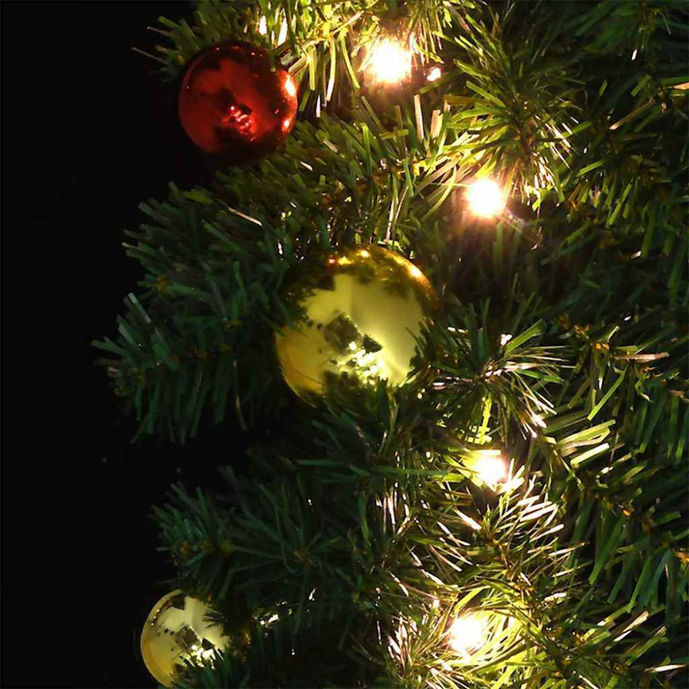 Produktbild för Julgirlander med 600 LED-lampor 2 pcs Grön PVC