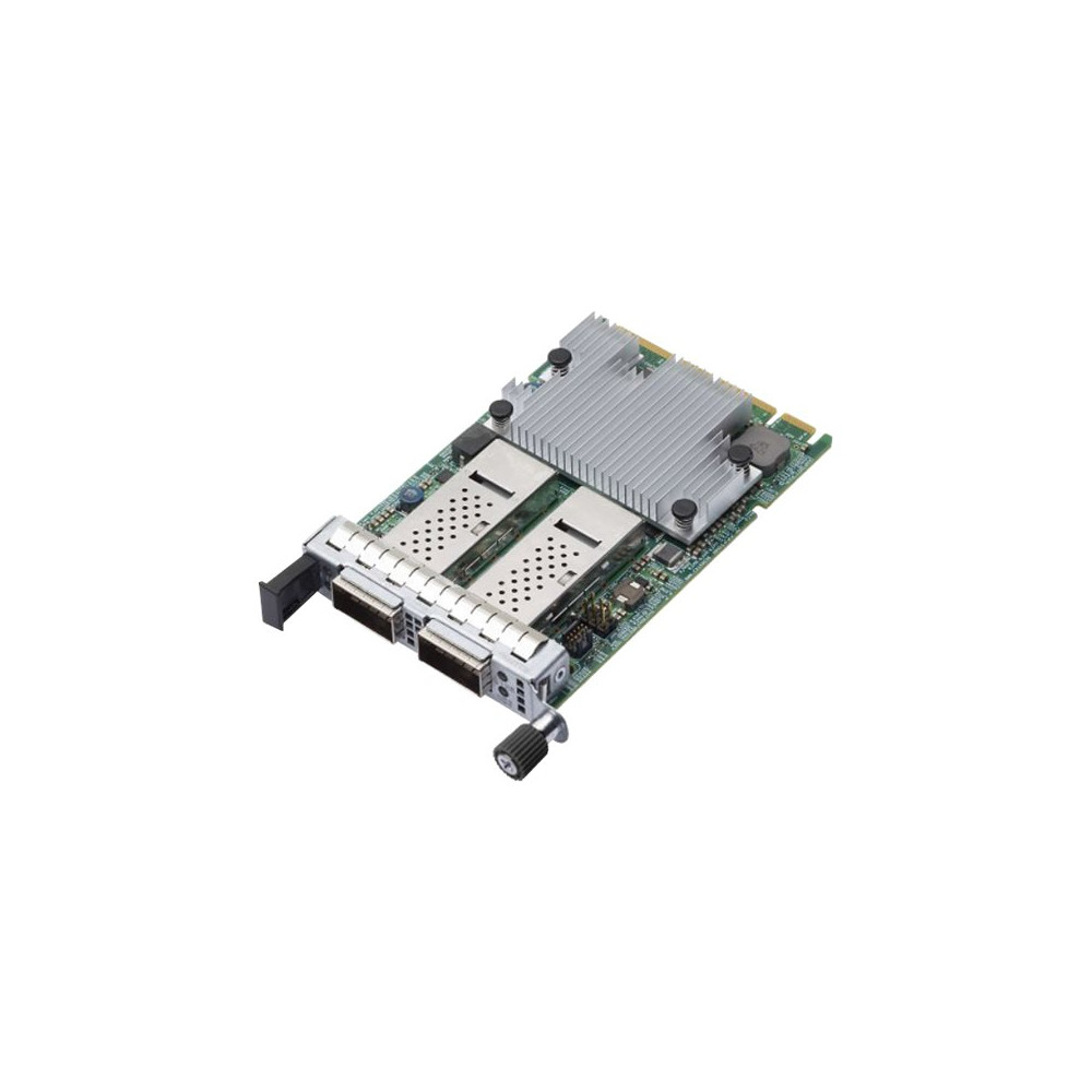 Produktbild för Broadcom NetXtreme E-Series N2100G - nätverksadapter - PCIe 4.0 x16 - 100 Gigabit QSFP56 x 2