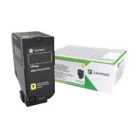 Produktbild för Lexmark - gul - original - tonerkassett - LCCP, Lexmark Corporate