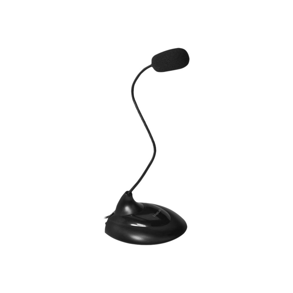 Produktbild för LogiLink Multimedia Microphone with Stand Foot and Flexible Neck - mikrofon