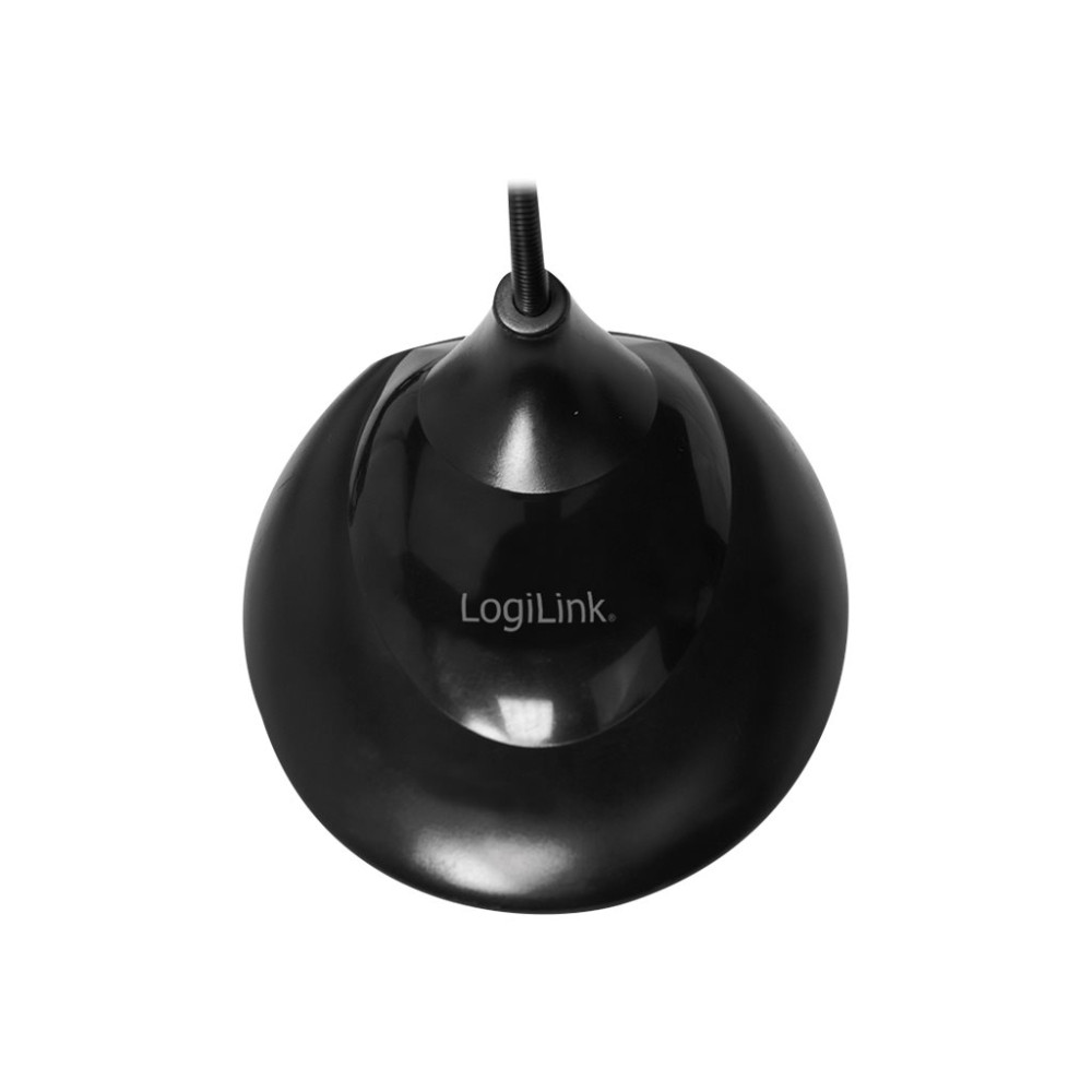 Produktbild för LogiLink Multimedia Microphone with Stand Foot and Flexible Neck - mikrofon