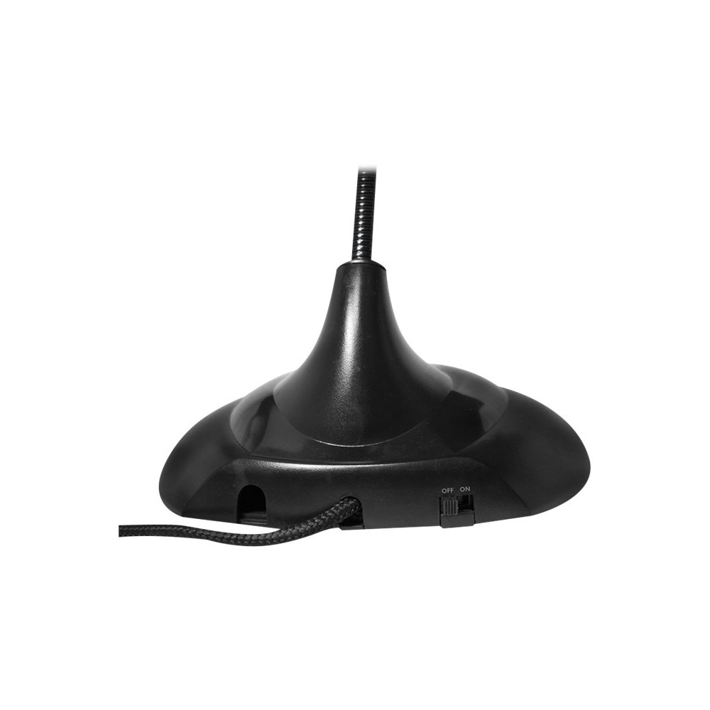 Produktbild för LogiLink Multimedia Microphone with Stand Foot and Flexible Neck - mikrofon