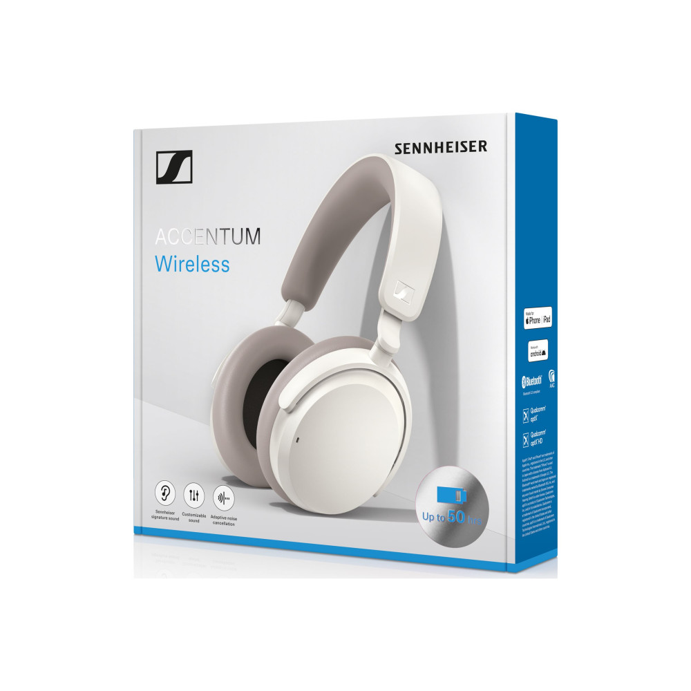Produktbild för Sennheiser ACCENTUM Wireless - hörlurar med mikrofon