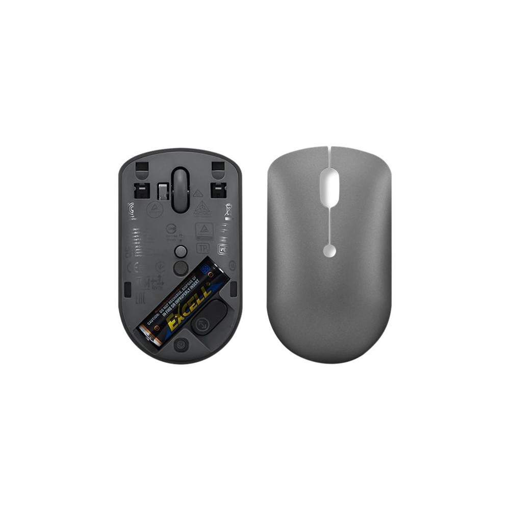 Produktbild för Lenovo 540 Wireless Compact - mus - kompakt - 2.4 GHz - åskmolnsgrå