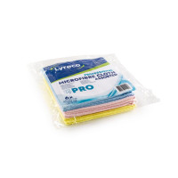 Produktbild för Microfiberduk LYRECO P 40x40cm sor 6/fp