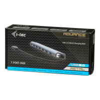 Produktbild för i-Tec USB 3.0 Metal Charging HUB - hubb - 7 portar