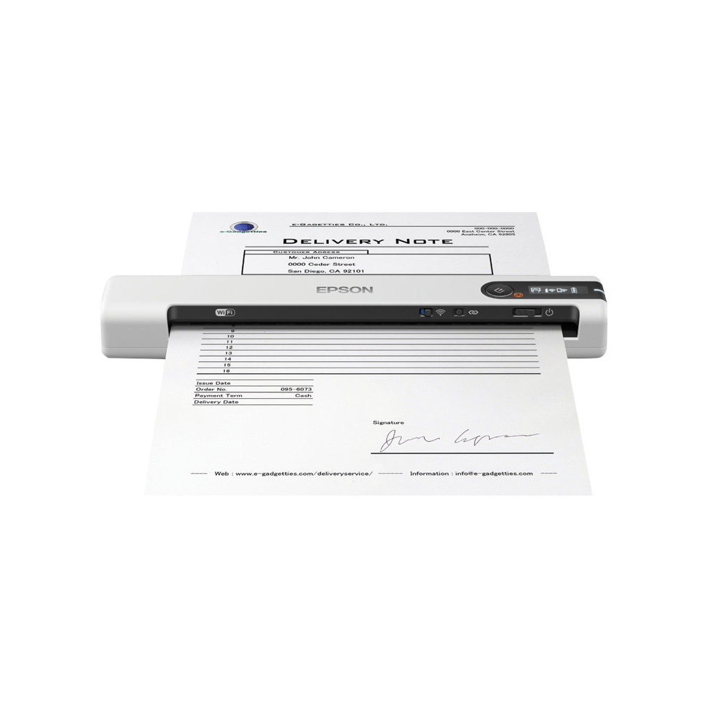 Produktbild för Epson WorkForce DS-80W - dokumentskanner - bärbar - USB 2.0, Wi-Fi(n)