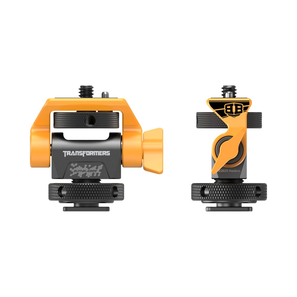 Produktbild för SmallRig 5519 Swivel and Tilt Adjustable Monitor Support with Cold Shoe（BumbleBee Edition）