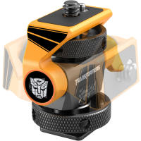Produktbild för SmallRig 5519 Swivel and Tilt Adjustable Monitor Support with Cold Shoe（BumbleBee Edition）