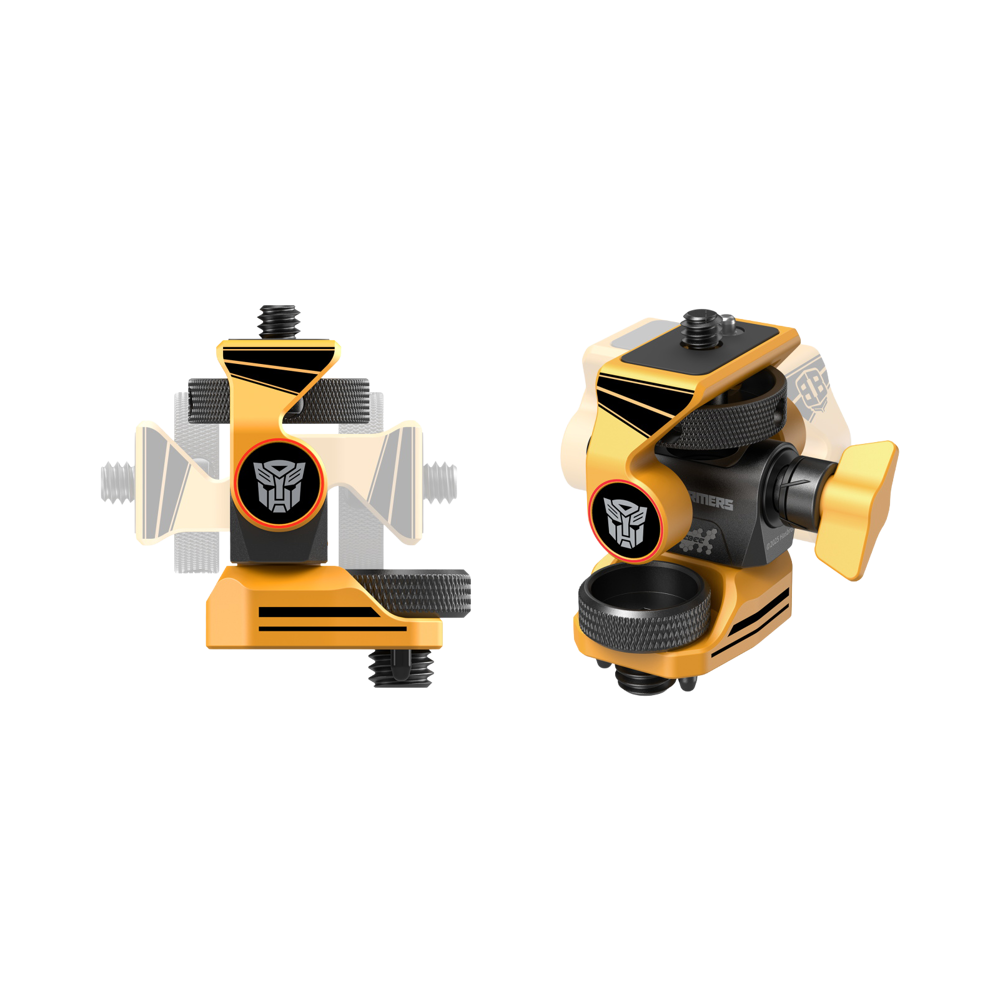 Produktbild för SmallRig 5520 Adjustable Monitor Support Compatible with ARRI 3/8''-16 Screws（BumbleBee Edition）