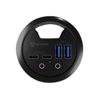 Produktbild för ICY BOX IB-HUB1403B - hubb - 4 portar