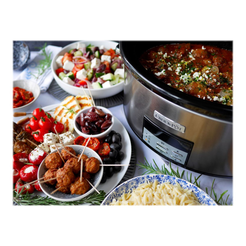 Produktbild för Crock-Pot CSC063X - långsam kokare - rostfritt stål