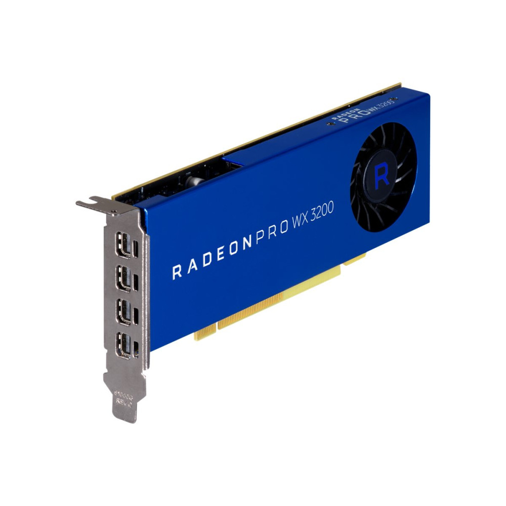 Produktbild för AMD Radeon Pro WX 3200 - grafikkort - Radeon Pro WX 3200 - 4 GB