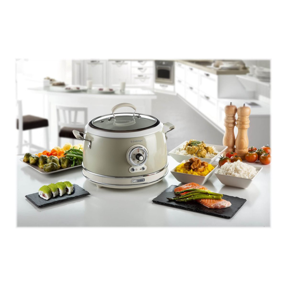 Produktbild för Ariete Vintage 2904 - riskokare/långsam kokare - beige