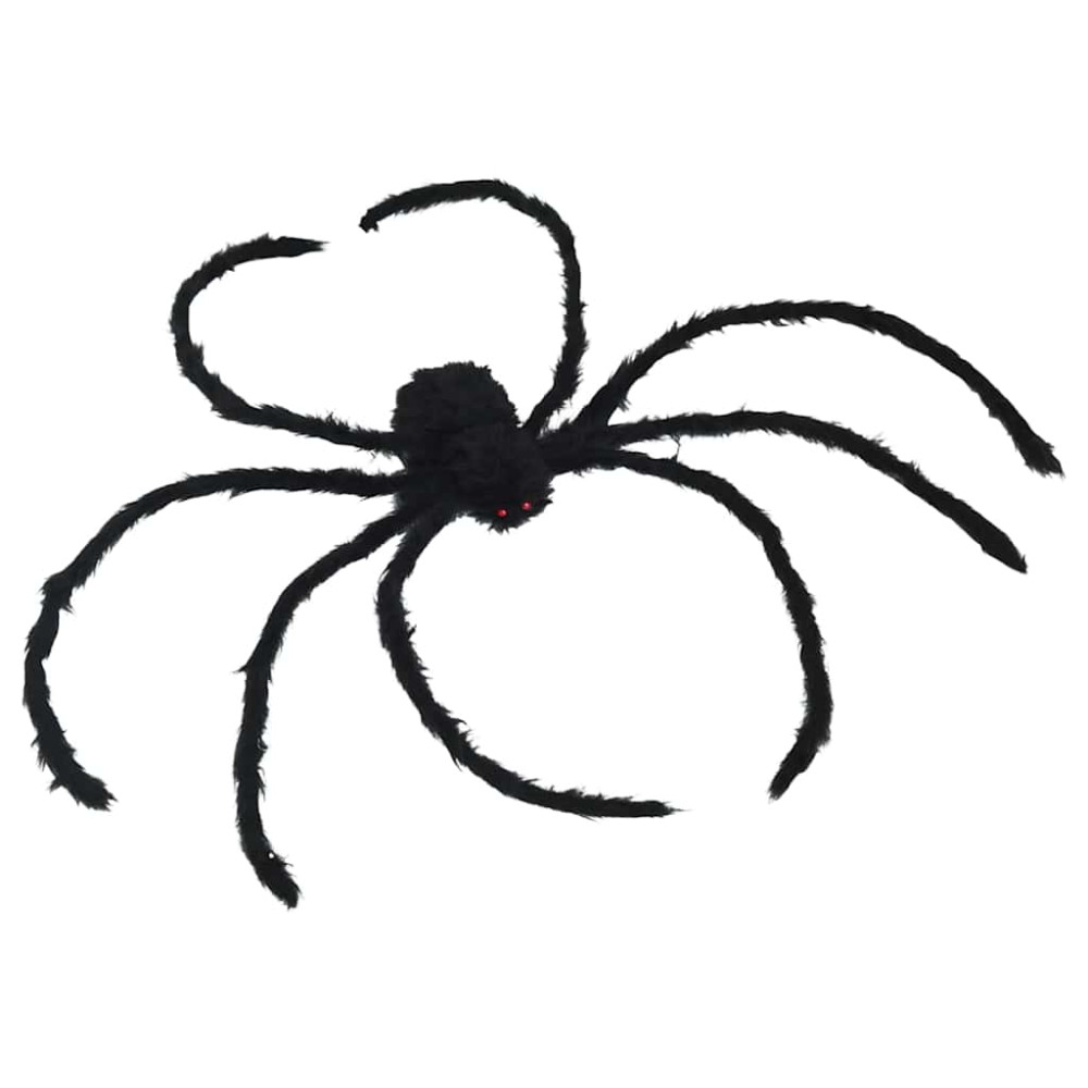 Produktbild för Halloween-spindel dekoration med nät 4 pcs Svart och vit
