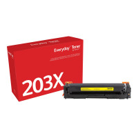 Produktbild för Everyday - gul - kompatibel - tonerkassett (alternativ för: Canon CRG-054HY, HP 203X)
