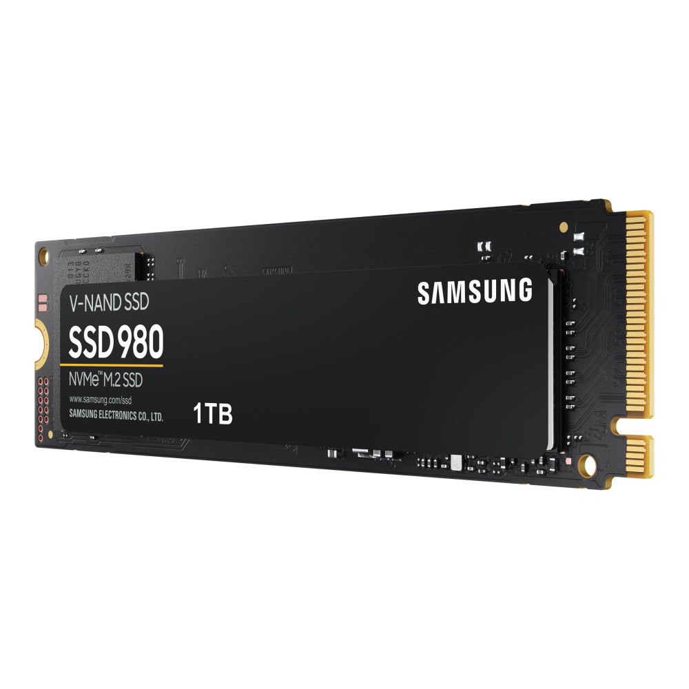 Produktbild för Samsung 980 MZ-V8V1T0BW - SSD - 1 TB - PCIe 3.0 x4 (NVMe)