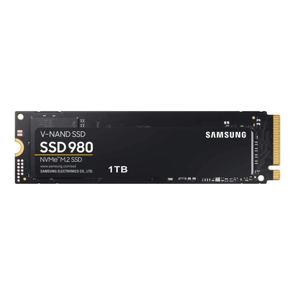 Produktbild för Samsung 980 MZ-V8V1T0BW - SSD - 1 TB - PCIe 3.0 x4 (NVMe)
