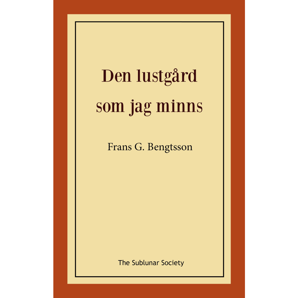 Produktbild för Den lustgård som jag minns (häftad)