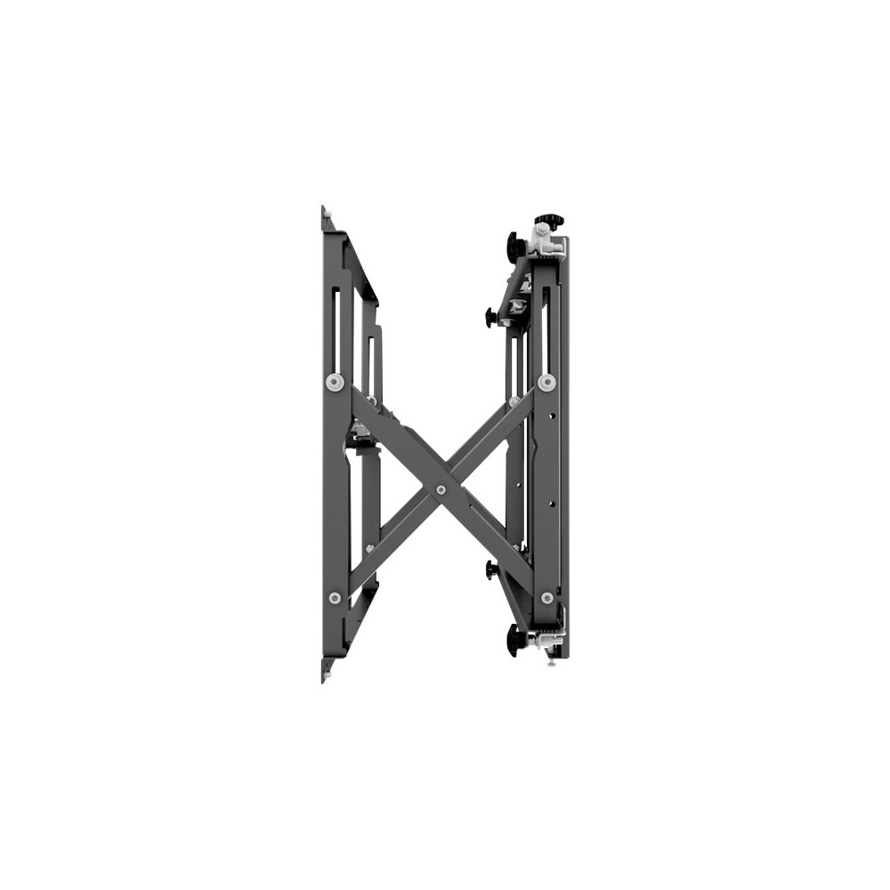 Produktbild för Multibrackets M Public Video Wall Mount Push Max 90kg monteringssats - för platt panel - svart