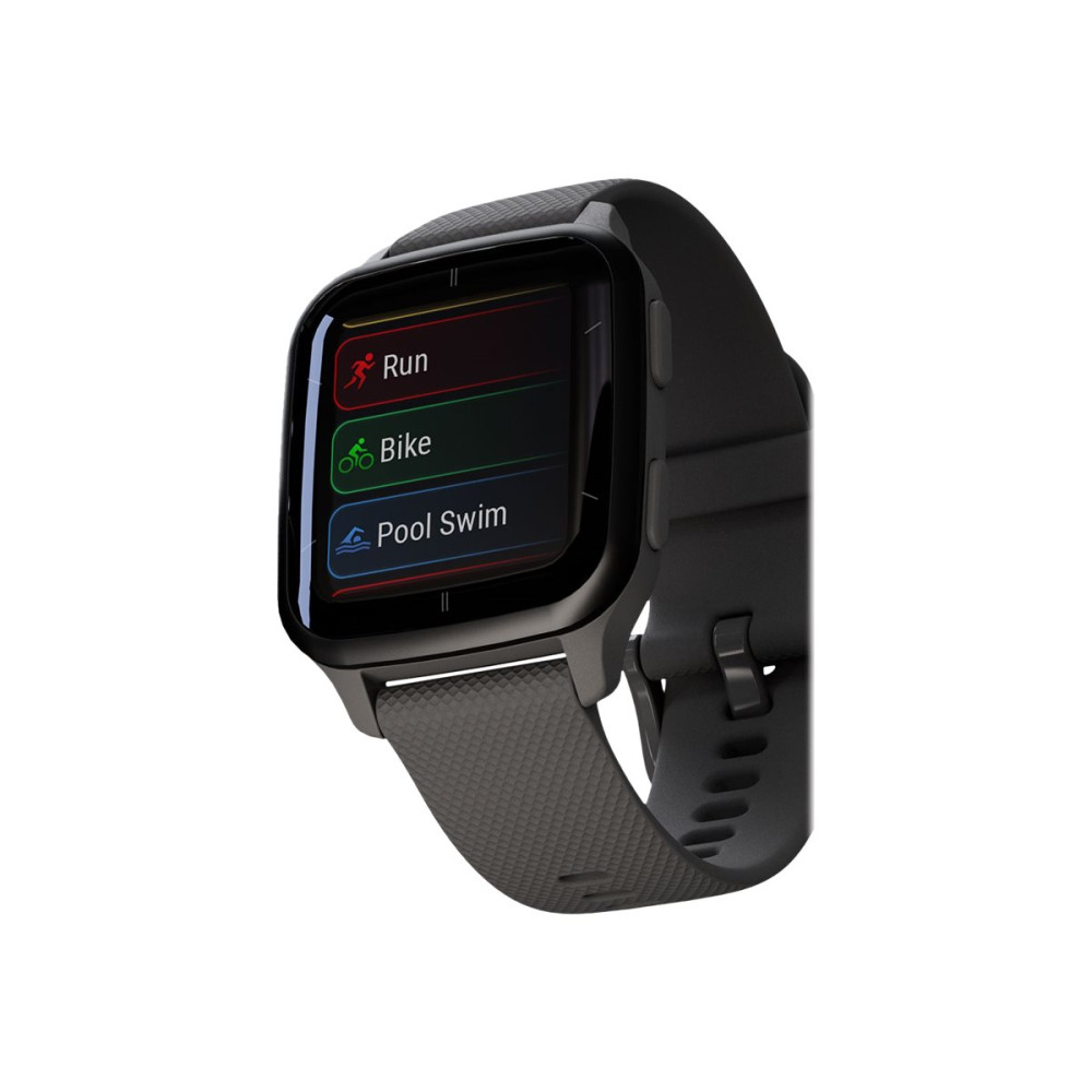 Produktbild för Garmin Venu Sq 2 - skuggrå - smart klocka med band - skuggrå